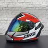 ORZ-Night Vision Single Lens Full Face Helmet Lightweight Breathable Motorcycle Racing Anti Glare Night Riding Crash Helmet