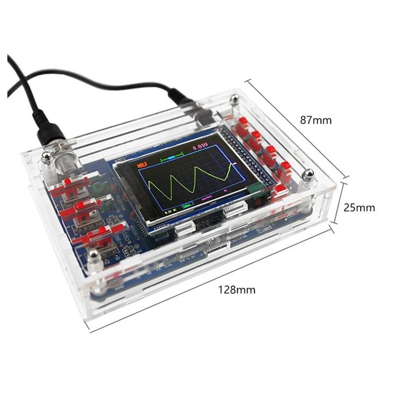 AD23-DSO138 Digital Oscilloscope DIY Electronic Kit Microcontroller Circuit Board Assembly Welding Parts