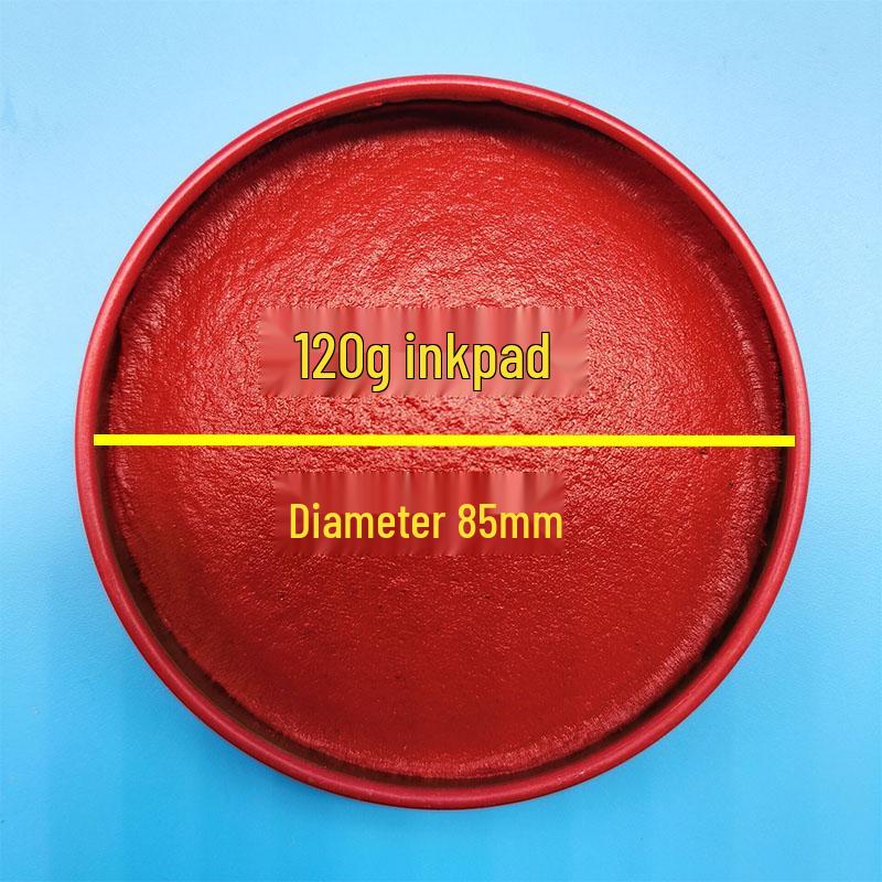 Free Shipping: 10 Red Portable Mini Inkpads for Fingerprint & Finance Use, 10g Each