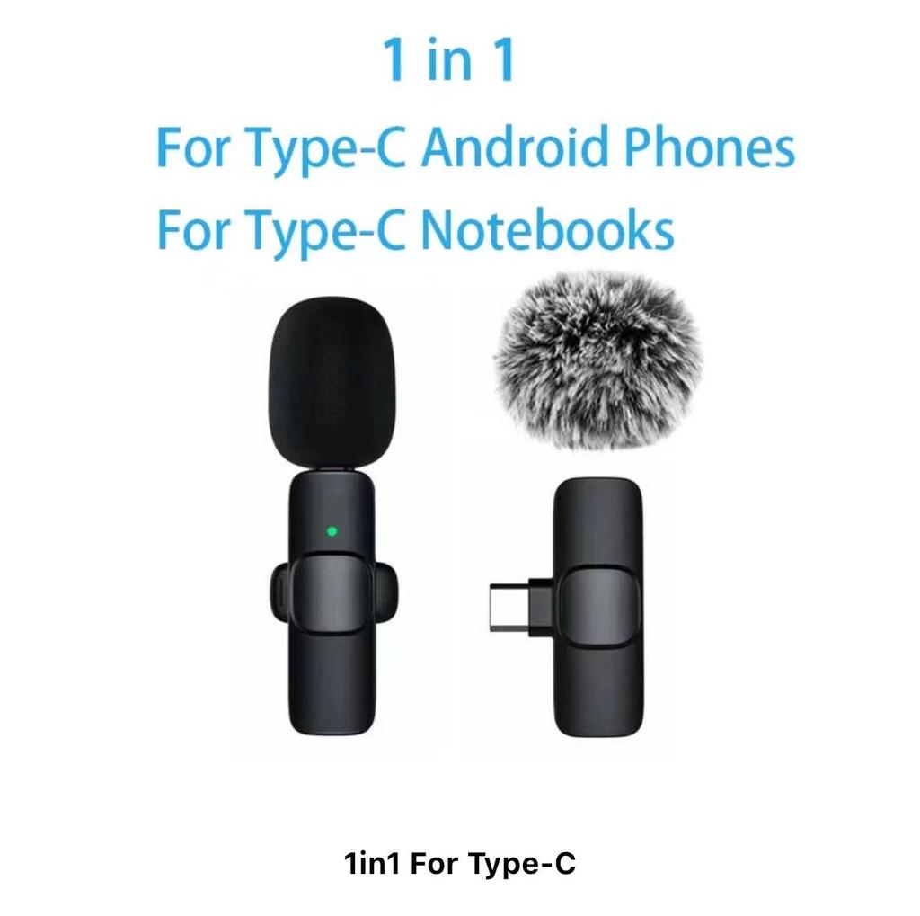 Microfon lavalieră wireless K1/K9/K6 cu Plug-and-Play și reducere a zgomotului pentru streaming live