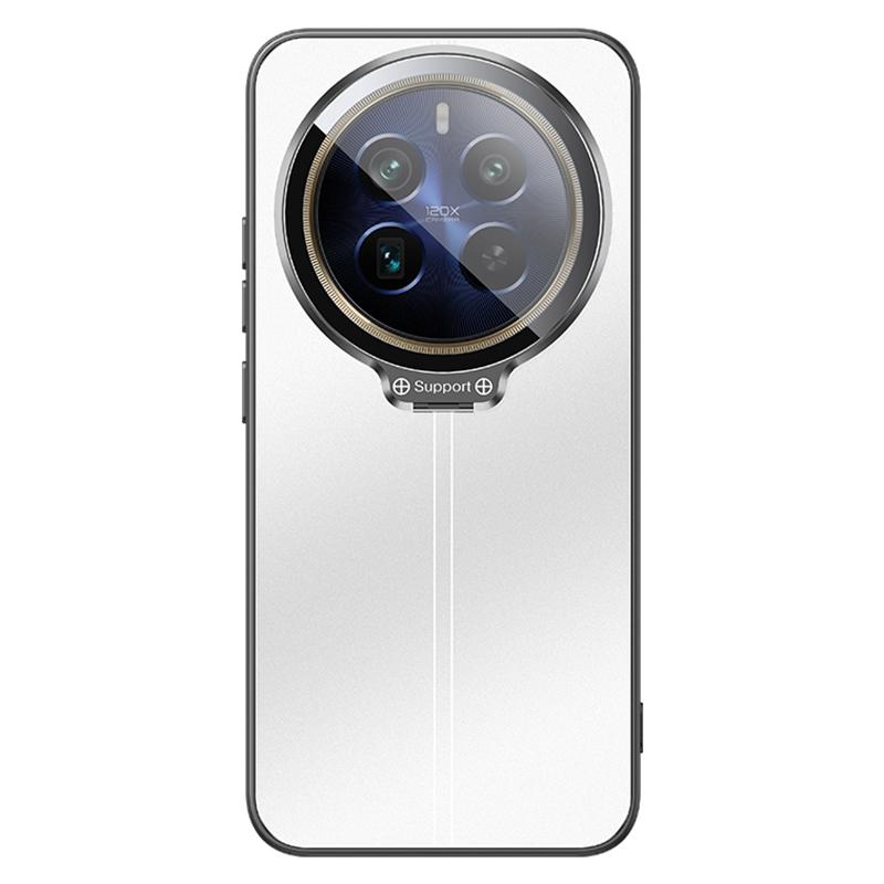 For Realme 12 Pro 5G/12 Pro+ 5G Case with Lens Kickstand Shockproof PC+TPU Phone Cover