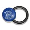 Engine Start Push Button Replace Cover With Ring For BMW 3series E90 09-12 Blue