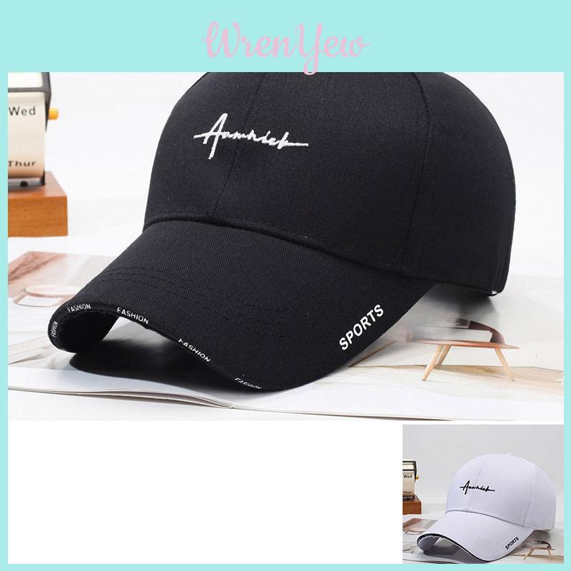Baseball Cap Men Sun Hat Adjustable Cotton Embroidered Letter Style For Outdoor Activities