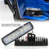 DC12V 18W Motorcycle LED Light Driving Spotlight Work Light 800LM 6500K-7500K White Light