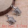 Turtle Shaped Charms Pendant For Bracelet Necklace Jewelry Making Craft Findings