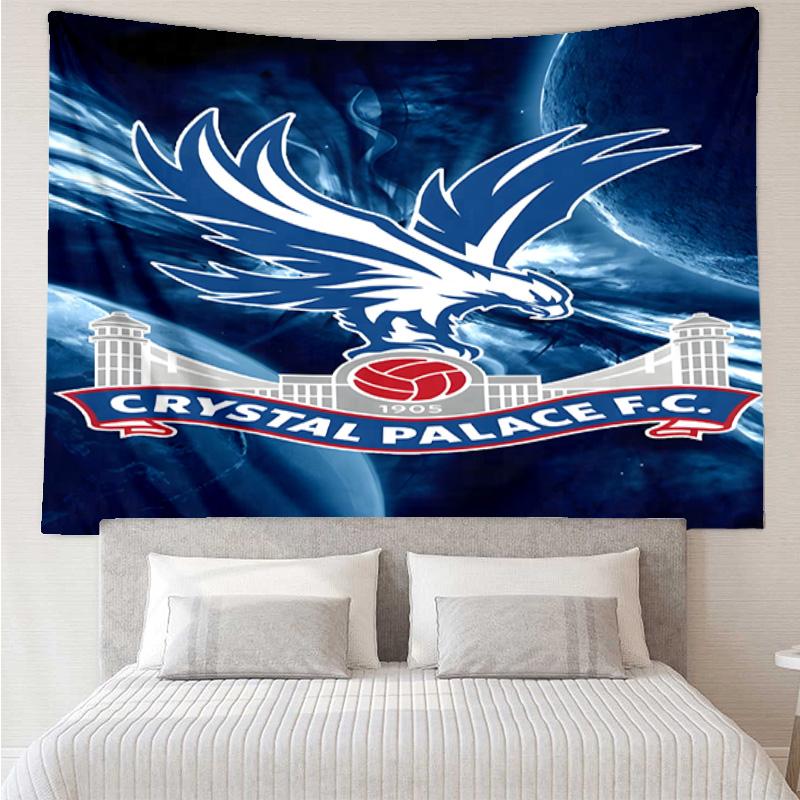 1PC Crystal Fc Crest Printed Tapestry Room Decoration Wall Hanging for Living Room Bedroom, dormitory, Birthday and Christmas gifts