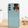 C-Cute Dachshund   Phone Case For Samsung Galaxy A73,A72,A71,A70,A53,A52,A51,Others Soft Black Cover