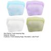 4PCS Fresh-Keeping Silicone Storage Bag Leak-Proof Reusable Containers Odor-Proof Thick Tear-Resistant Stand-Up Food Bags for Soup Sauce Leftovers