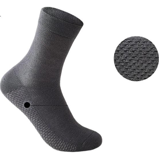 THREEGUN [Touch Series] Mesh Men's Socks, Summer Men's Socks, Pure Cotton Antibacterial Deodorizing 10A Men's Socks