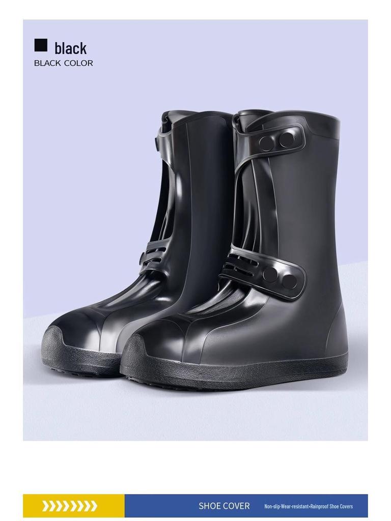 Durable Non-slip Silicone Rain Shoe Covers for Adults and Students