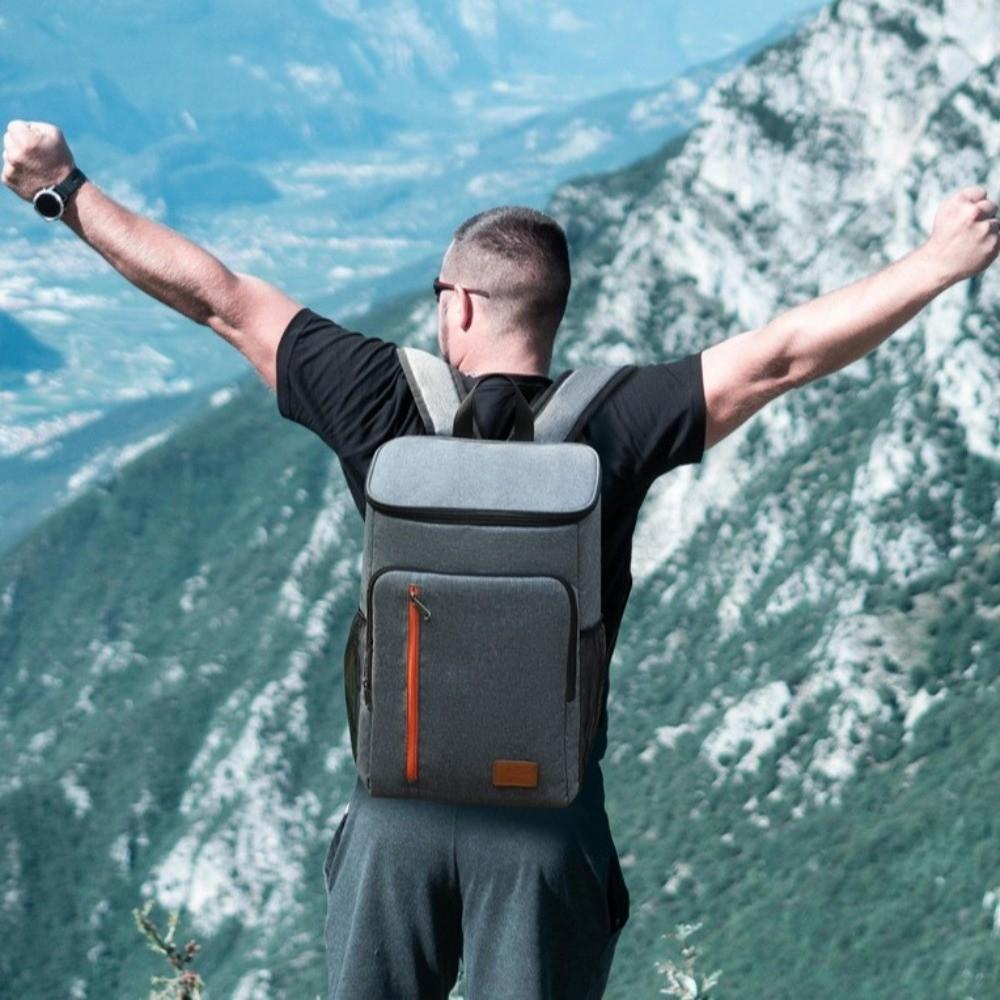 Double Shoulder Portable Thermal Lunch Bag Oxford Large Capacity Cooler Bag Picnic