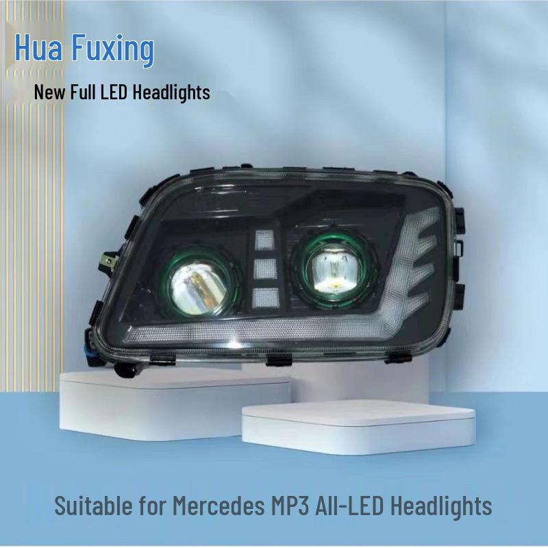 

Mercedes 4141/3341/2644 MP3 Truck LED Front Headlight Assembly for Concrete Pump Trucks Passenger s Side (Right)