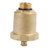 HVAC System Automatic Float Valve Brass Exhaust Valve with Air Bleeder Vent Valve No Water Leakage Maximum Pressure 150 PSI