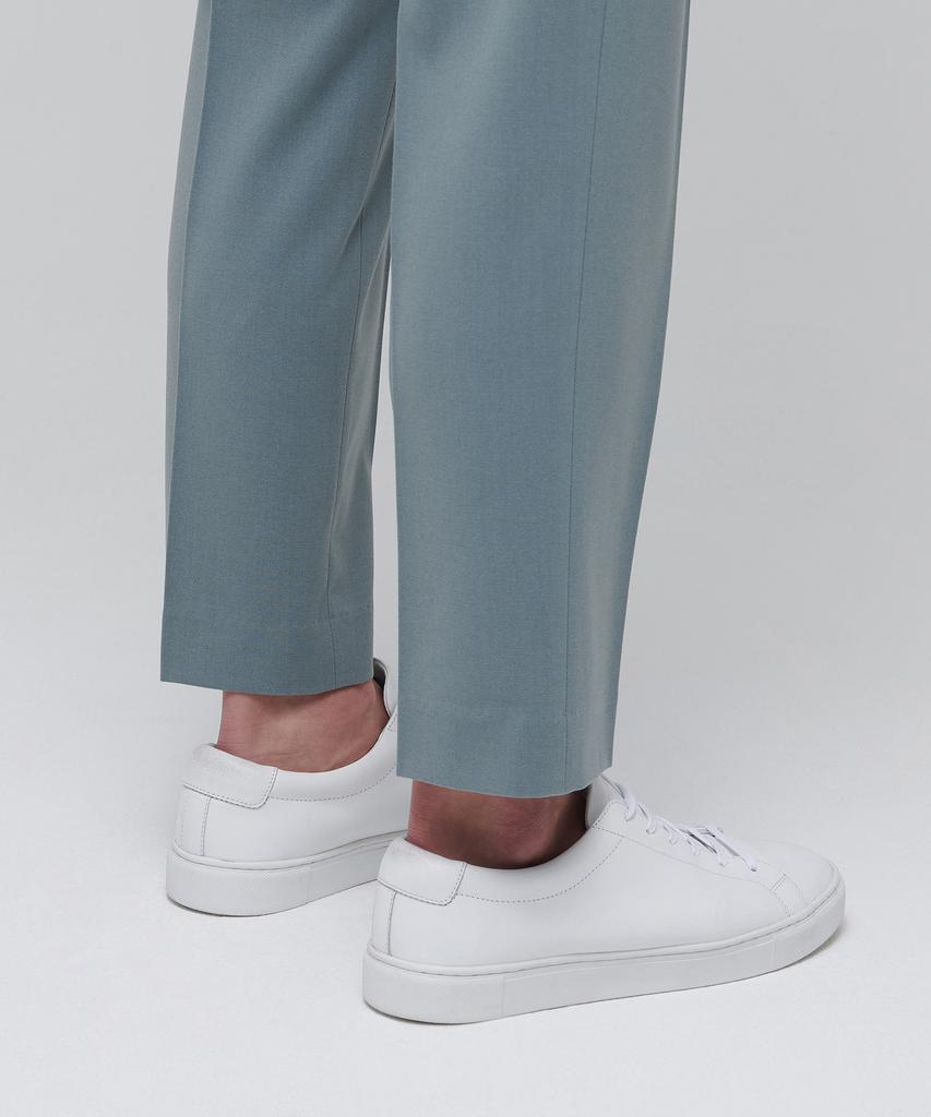 MUSINSA STANDARD Lightweight Tapered Hidden Banding Crop Slacks [Dusty Mint]