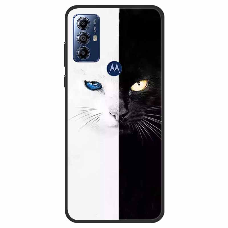 Für Motorola Moto G Play 2023 Hülle Weiche Silikon-Rückseite für Moto G Play 2023 Hülle GPlay 2023 Schwarze Handyhülle