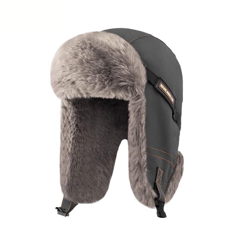 Pălărie Lei Feng Bărbați Iarnă Catifea Căldură Ciclism Mașină electrică Steaua în cinci colțuri Protecție împotriva frigului Nord-Est Pălărie din piele din bumbac Iarnă