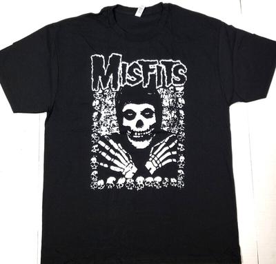 Het MISFITS T-shirt Fiend Skull Danzig Horror Punk Rock T-shirt Heren Nieuw Unisex T-shirt