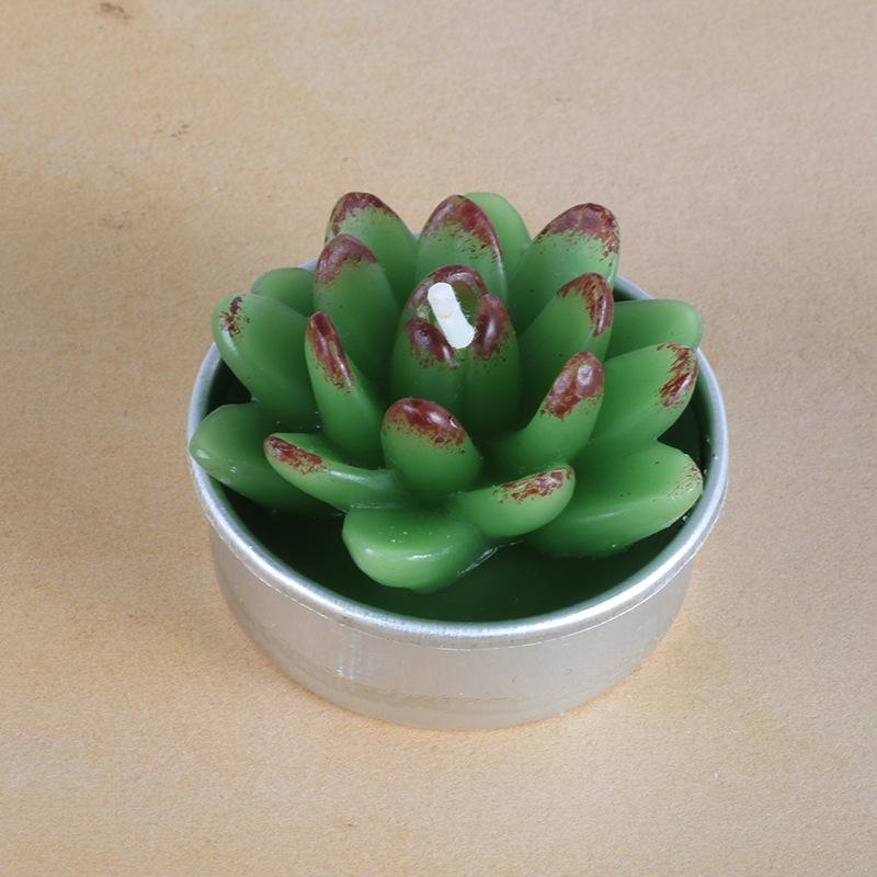 New simulation succulent plant candles, rose candles, 44 product combinations, and special-shaped paraffin candles