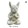 Resin Craft Buddha Meditation Frog Dog Cat Statue Animal Art Yoga Figurine Garden Outdoor Sculpture Ornaments Birthday Gifts