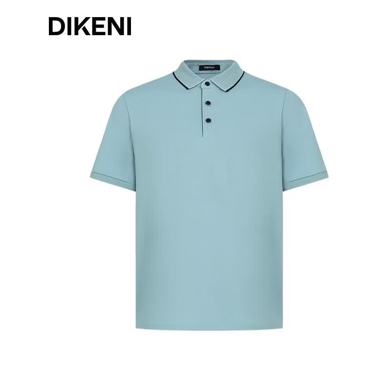 DIKENI Men s Contrast Cotton Knit Polo Shirt XL (52)