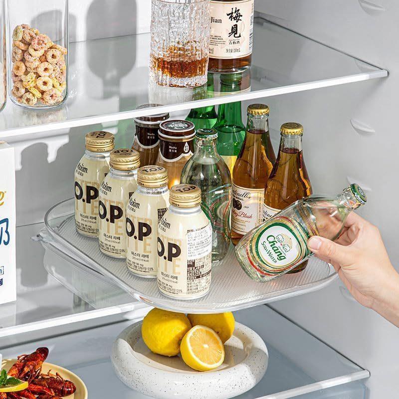 Drehteller-Organizer fr Khlschrank, 15,67 Zoll, transparent, rechteckig,  Khlschrank-Organizer, Aufbewahrung, drehbares Tablett fr Schrank, Tisch,  Speisekammer, Kchenarbeitsplatte gnstig kaufen  Preis, kostenloser  Versand, echte Bewertungen mit ...