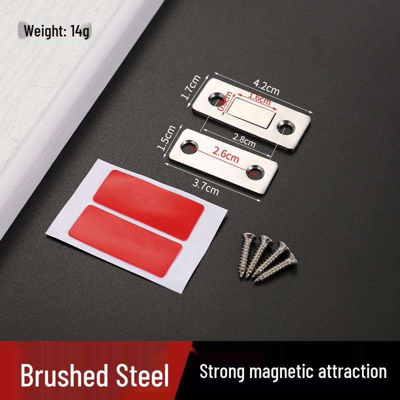 Stainless Steel Magnetic Cabinet & Door Catch - Invisible Punch-Free Closer