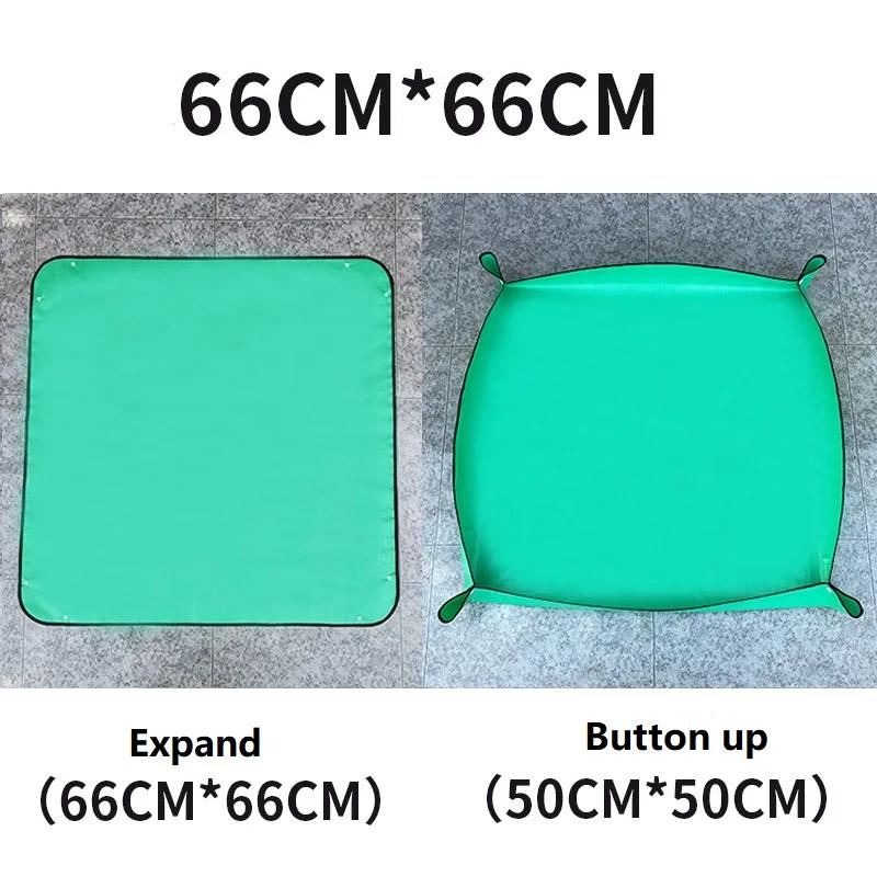 Foldable Gardening Potting Mat Waterproof PE Planting Pad for Succulent Transplanting Repotting Mat