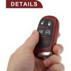 Key Fob Shell Case for Jeep Grand Cherokee 5 Buttons Plastic Replacement | Keyless Entry Remote Control Key Shell Case 1 Pcs for Dodge Challenger