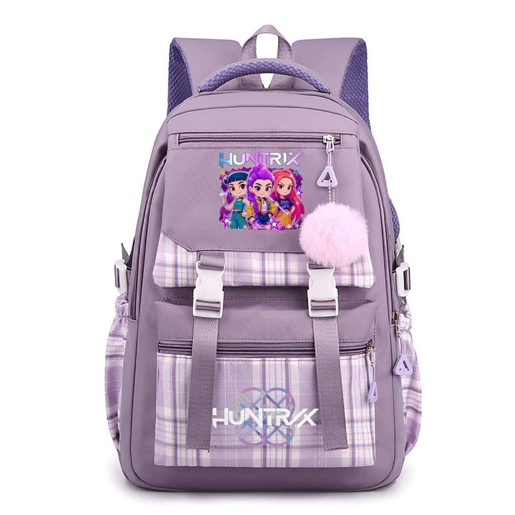Trend Korean Version Of Large-Capacity Backpack, Animation Printing, Primary And Secondary School Schoolbag