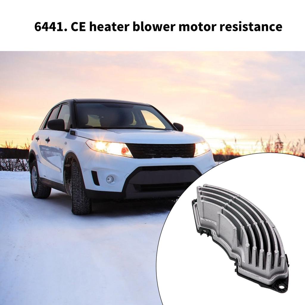 Efficient Heater Blower Resistor Long Lasting Heater Blower Motor Resistor Replaces 6441CE 77366112  for Vehicles