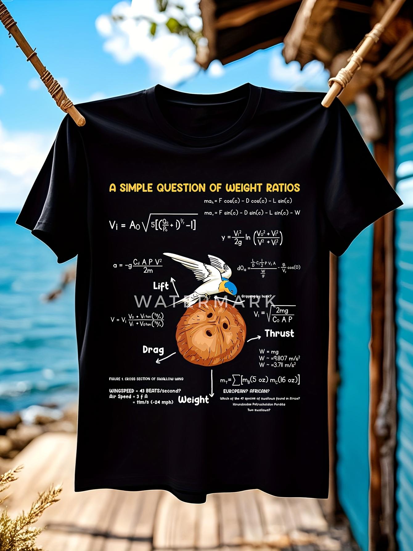 Funny Tshirt Funny Math Teacher Tshirt - Weight Distribut... S