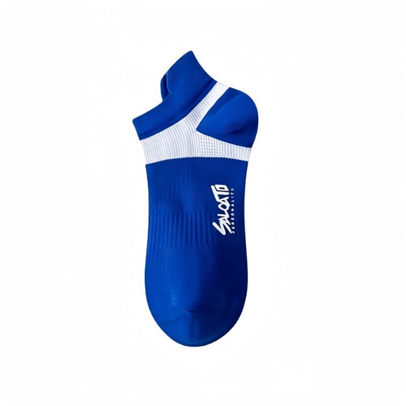 

Спортивные носки, Мужские короткие носки, Чистый хлопок, Антизапах, Летние профессиональные для бега, Марафона, Бадминтона, Мужские баскетбольные, Следки 1 pair синий