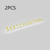 2Pcs  Golden Silvery Black Number Letter Adjustable Mini Cube Price Tag Display Stand Tag Label Sets Of Number Labels