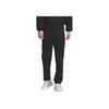 Adidas Premium Casual Slim Fit Pants Solid Color Zipper Straight Leg Knit Sports Pants Men Pants Black JE8632