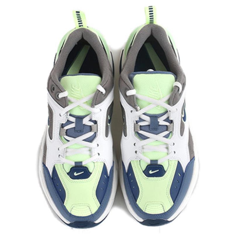 Nike M2K Tekno White Coastal Blue Chunky Sneakers AV4789-106
