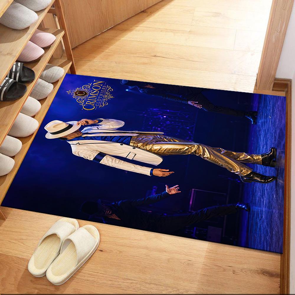 Michael Jackson 102 Floor Mat Suitable for Study room Dormitory Living Rooms Game Room Antislip Carpet Decorate Offices Perfect Gift for Women/Men