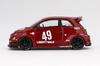 MINI GT Scale Abarth 595 X Abarth Works Red Finished Model 1/64 LB-WORKS (Right-Hand Drive) MGT00963-R