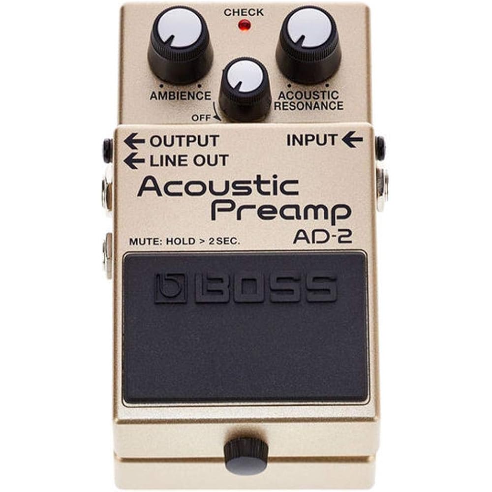 BOSS BOSS Acoustic Preamp AD-2 Compact Effector Acoustic Guitar/Electric Acoustic