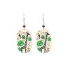 Korean Fashion Geometric Giraffe Retro Acrylic Earrings