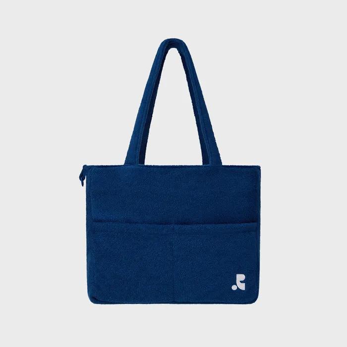 TERRY BEACH BAG (BLUE)