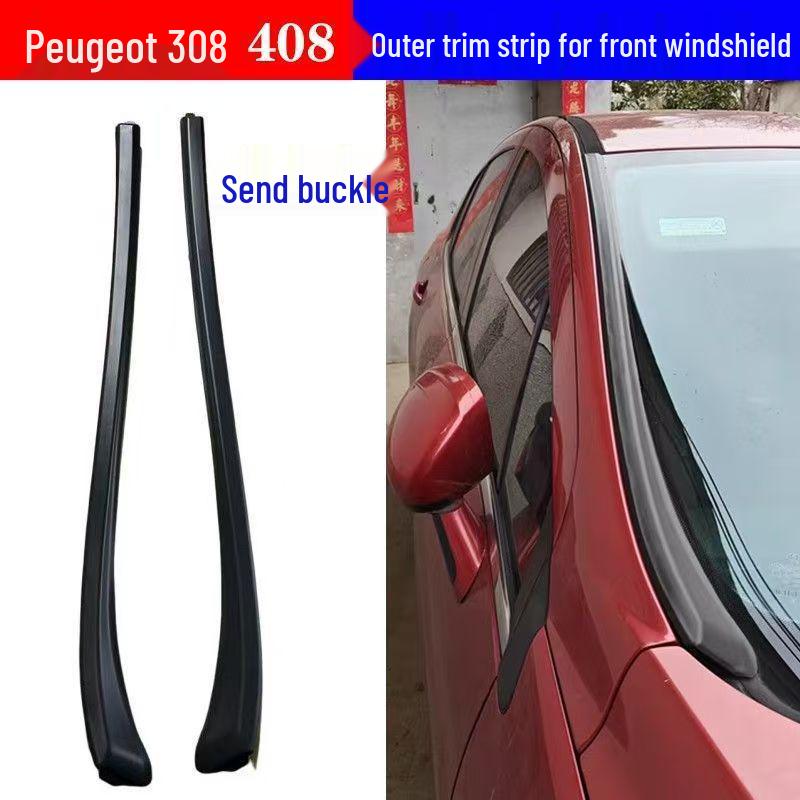 

Декоративная уплотнительная накладка переднего ветрового стекла Peugeot 308/408 Car Sealing Strip