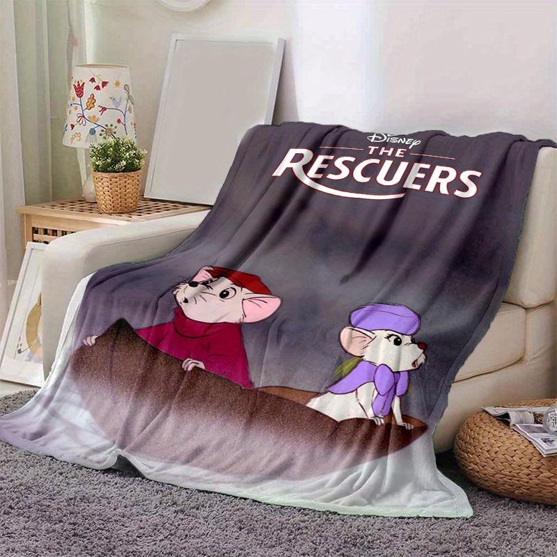

1pc, Disney The Rescuers Throw Blanket Soft & Cozy Blanket for Couch, Bed, Travel, Camping, Car 80x120cm
