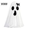 Halloween Ghost Decor Decoration, Indoor Tabletop Standing with Witch Spooky White Ornament Hat/Bow for Mantel Dining Table Party Home