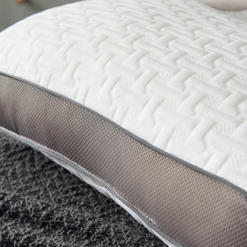 Gestricktes Tiefschlaf-Nackenstützkissen - Nicht kollabierender Kern für die Halswirbelsäule, Ideal für Erwachsene & Studenten