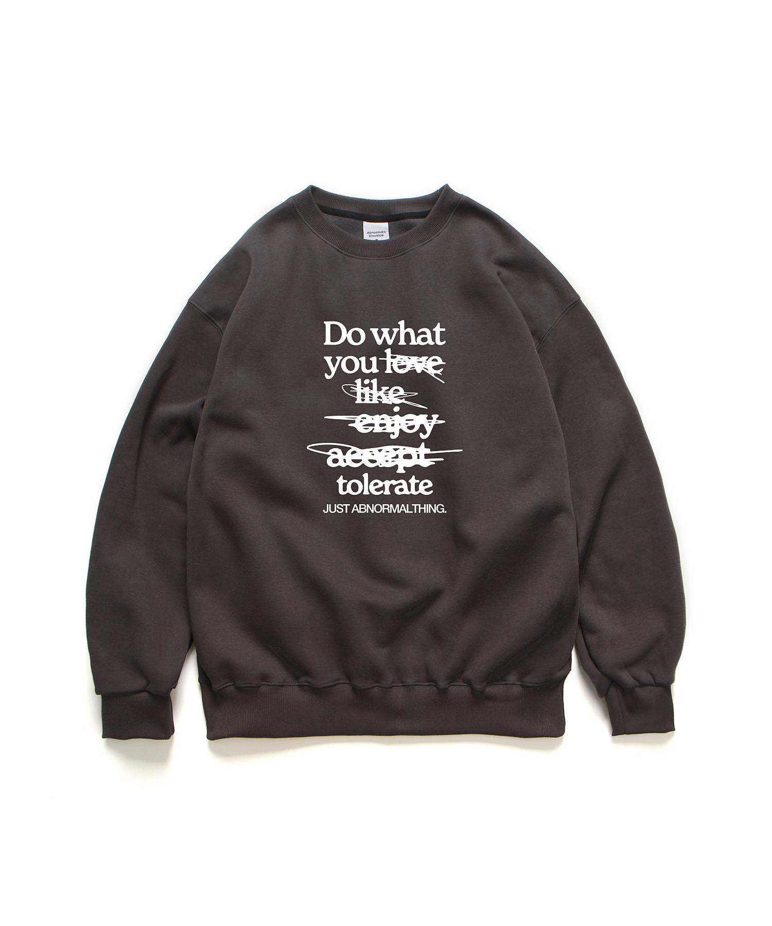 Appnol Mersing Dw Loose Fit Crew Neck Charcoal (Dw Crewneck Charcoal) M