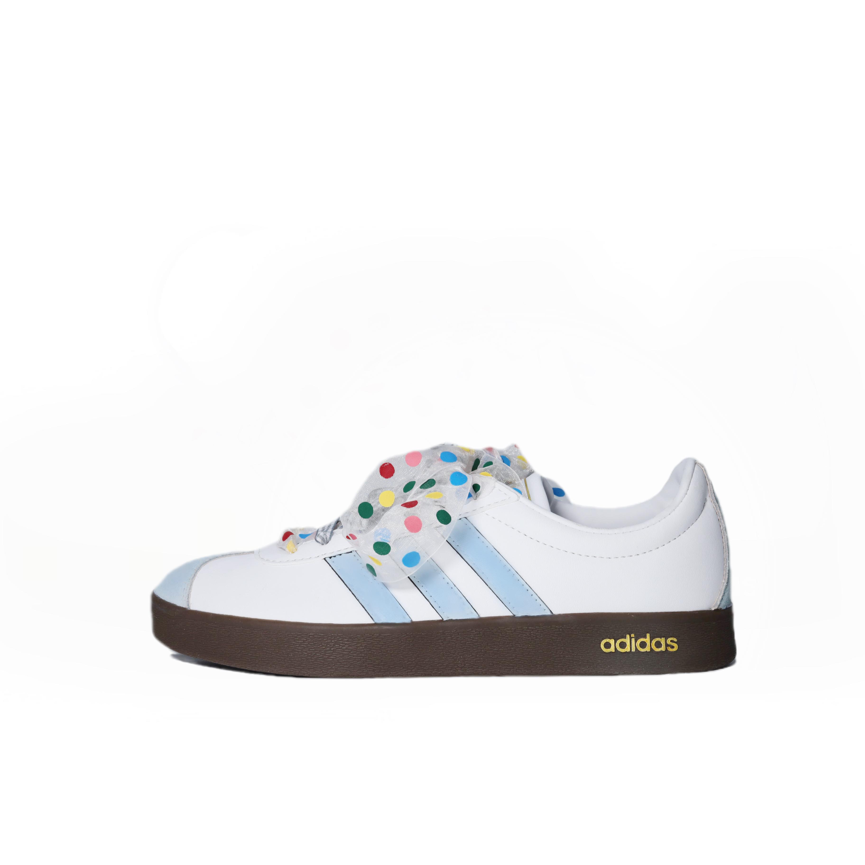 

Adidas Neo VL Court 2.0 Leather Cushioning Coverage Lightweight Low top Casual Shoes Unisex White ID6015(team665-) 36
