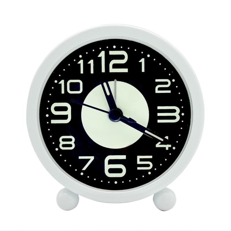 New Metal Silent Alarm Clock Large Digital Environmentally Friendly and Simple Children's Bedroom Desktop Alarm Clock