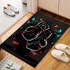 1PC Warrior and dragon, red theme Carpet for Living Room Bedroom Sofa Home Decor Rus Non-slip Floor Mat Luxury Gift