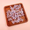 100Pcs 6mm AB Nail Art  Handmade No Holes Butterfly Shape Resion Beads Spacer Beads Loose DIY For Jewelry Makeing Charms Colour