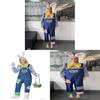 Easter Bunny Plush Animal Costume For Kids Cosplay Easter Party Dressup